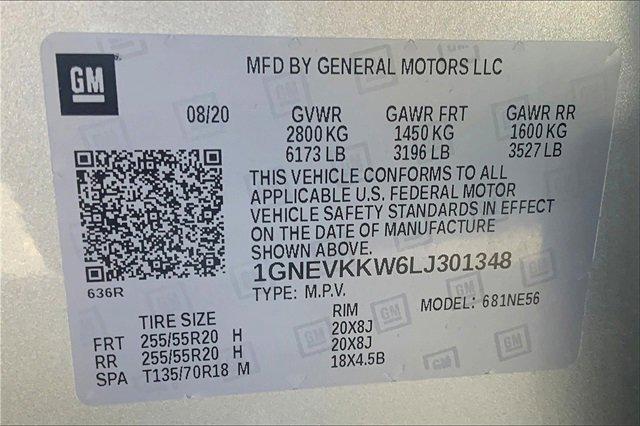2020 Chevrolet Traverse Vehicle Photo in TOPEKA, KS 66609-0000