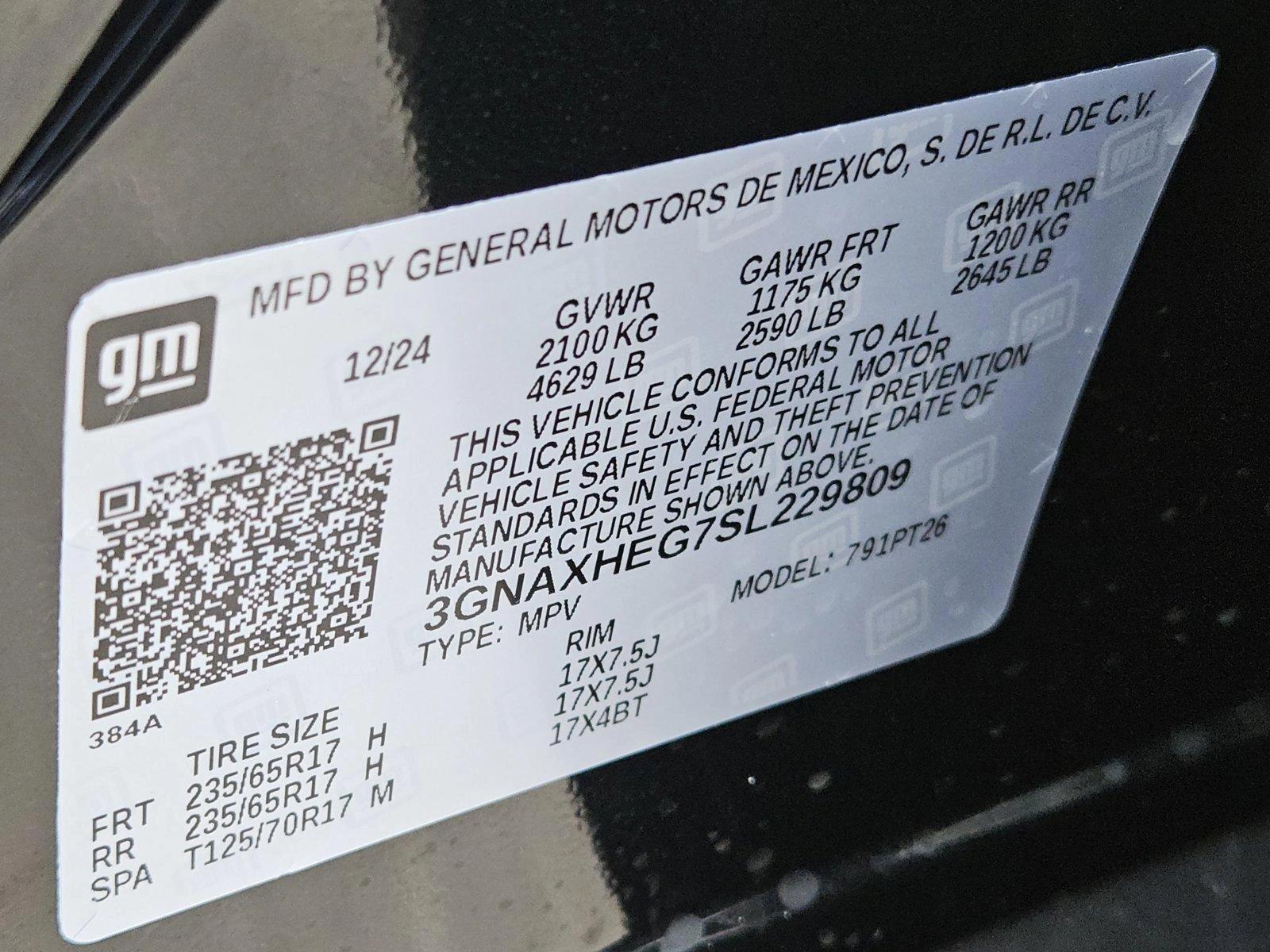 2025 Chevrolet Equinox Vehicle Photo in CORPUS CHRISTI, TX 78416-1100