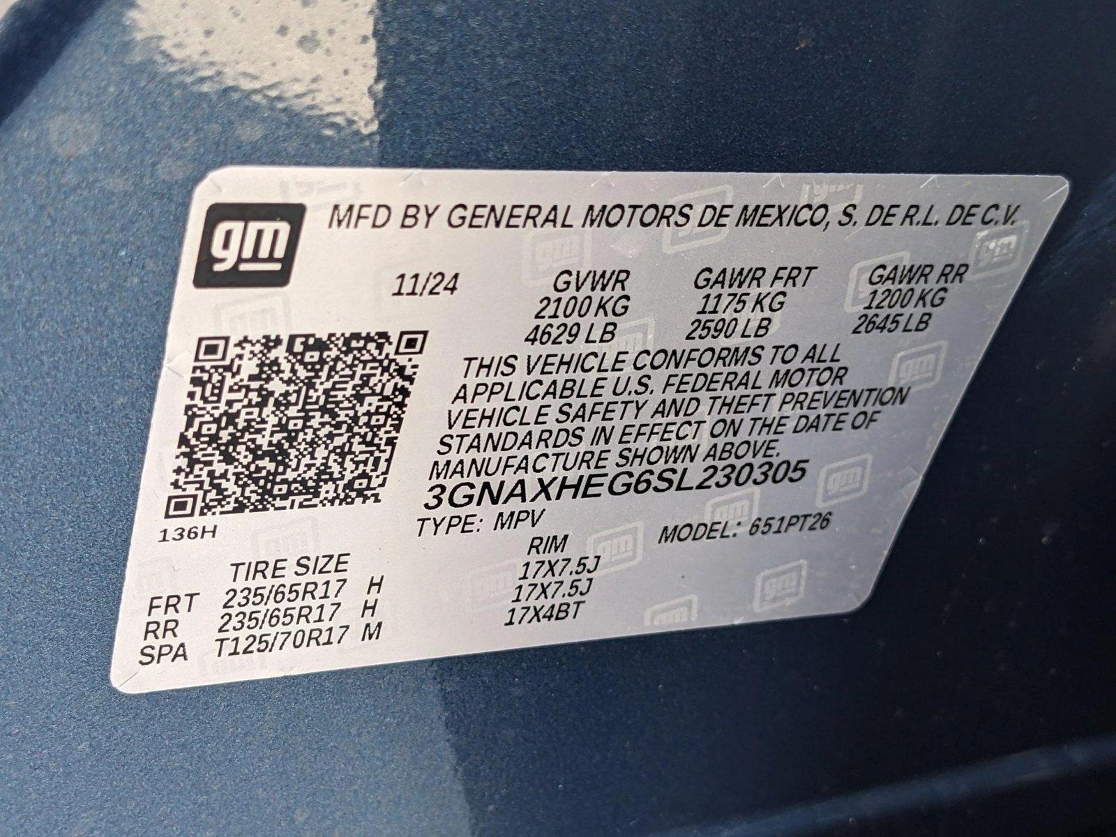 2025 Chevrolet Equinox Vehicle Photo in MIAMI, FL 33172-3015