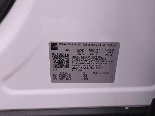 2024 Chevrolet Equinox Vehicle Photo in NEDERLAND, TX 77627-8017