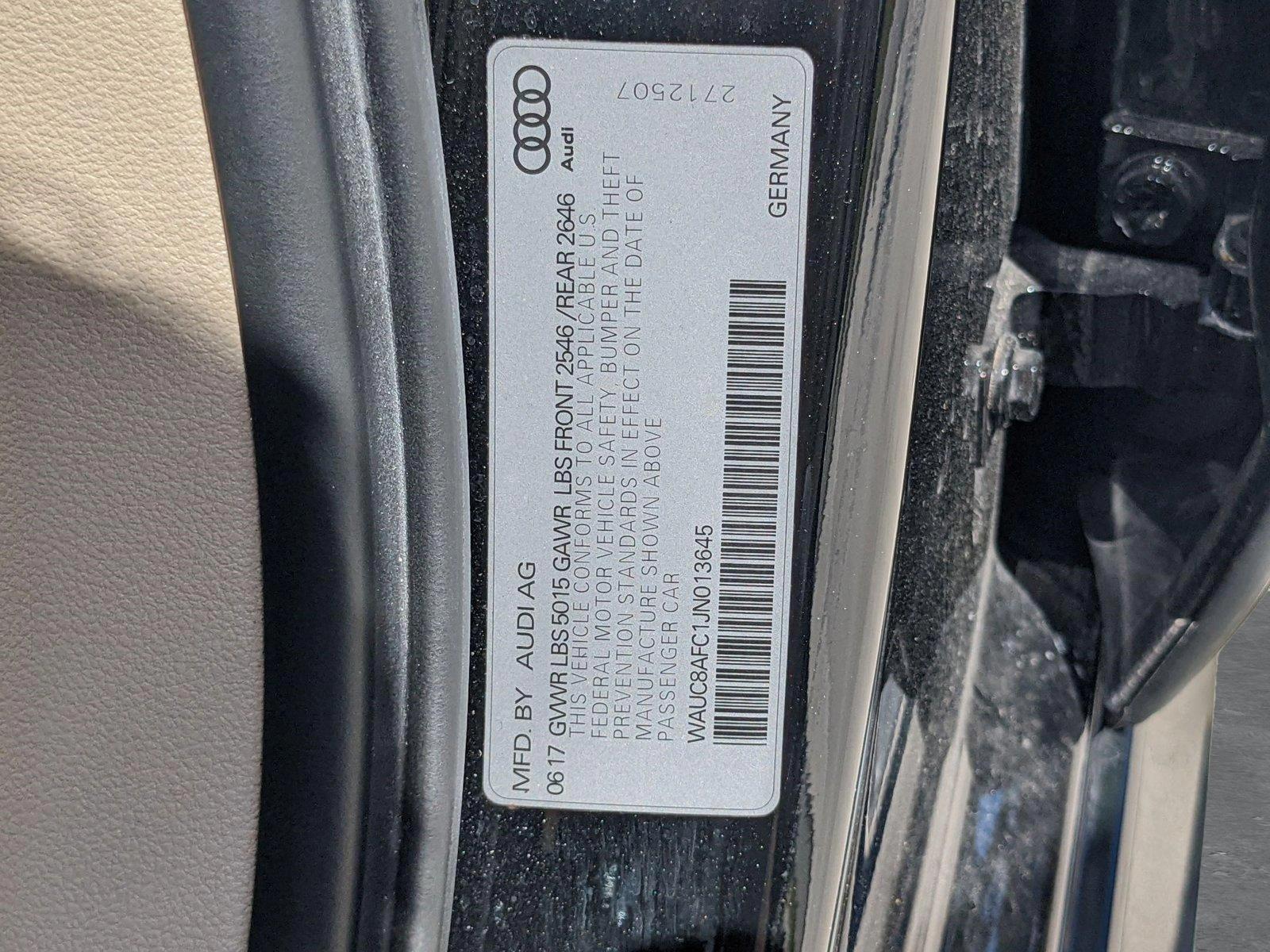2018 Audi A6 Vehicle Photo in Davie, FL 33331