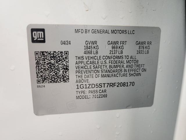 2024 Chevrolet Malibu Vehicle Photo in OSHKOSH, WI 54904-7811