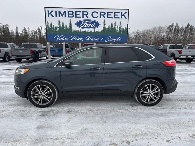 Used 2022 Ford Edge Titanium with VIN 2FMPK4K96NBA48180 for sale in Pine River, Minnesota