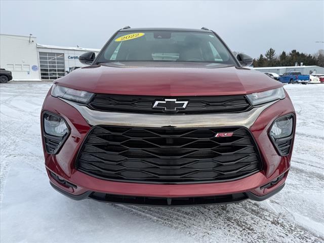 Used 2022 Chevrolet Trailblazer RS with VIN KL79MTSL3NB073988 for sale in Alpena, MI