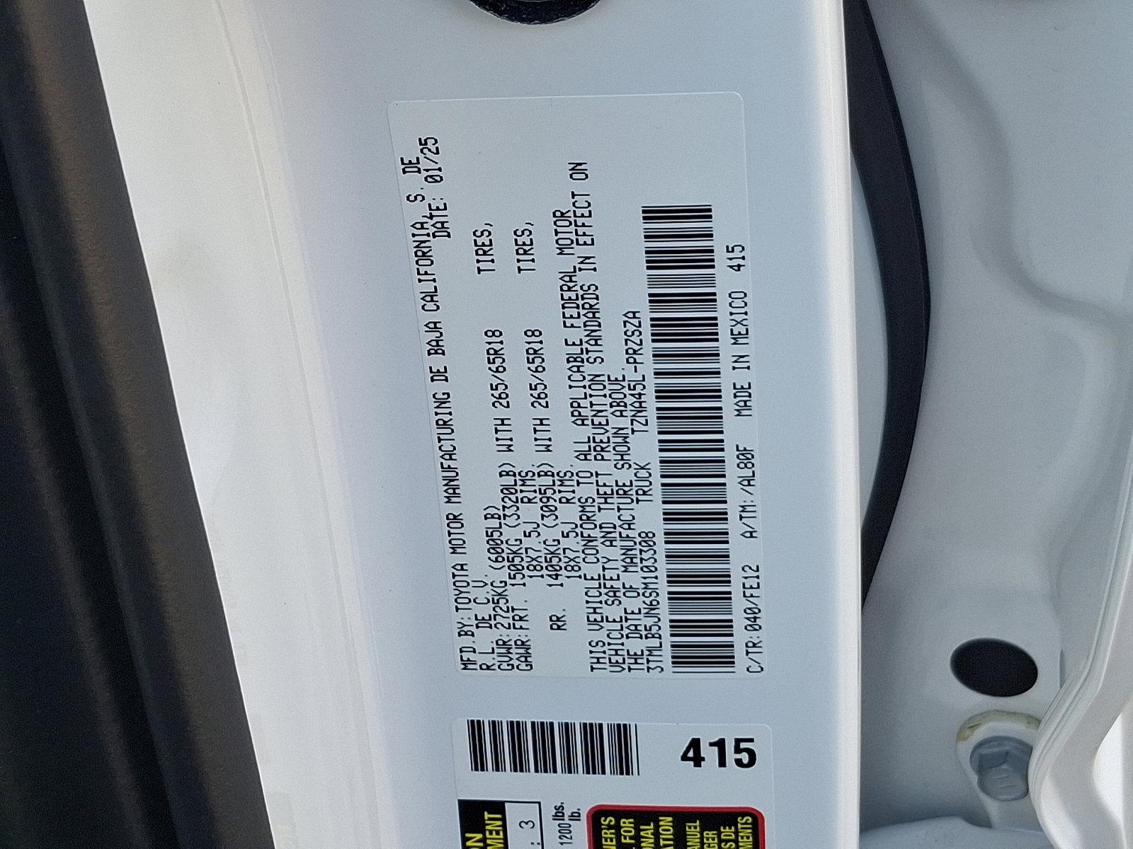 2025 Toyota Tacoma 4WD Vehicle Photo in Trevose, PA 19053