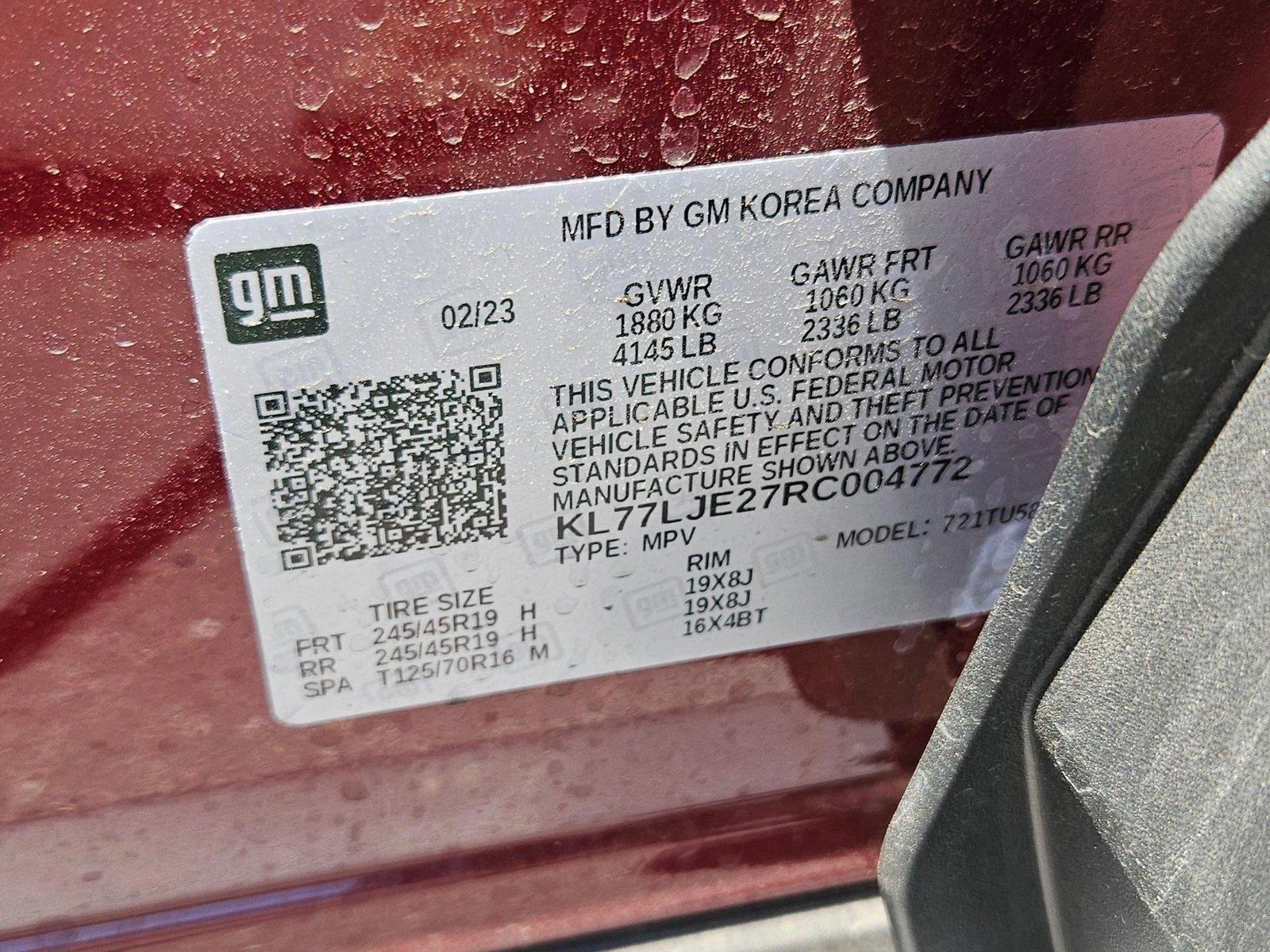 2024 Chevrolet Trax Vehicle Photo in GILBERT, AZ 85297-0446