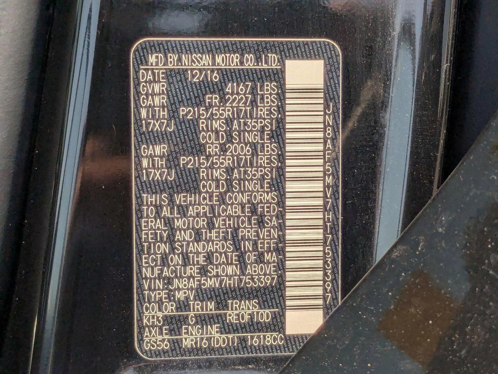 2017 Nissan JUKE Vehicle Photo in St. Petersburg, FL 33713