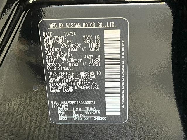 2025 Nissan Armada Vehicle Photo in Tulsa, OK 74129
