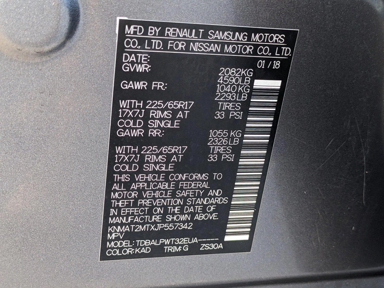 2018 Nissan Rogue Vehicle Photo in MIAMI, FL 33172-3015