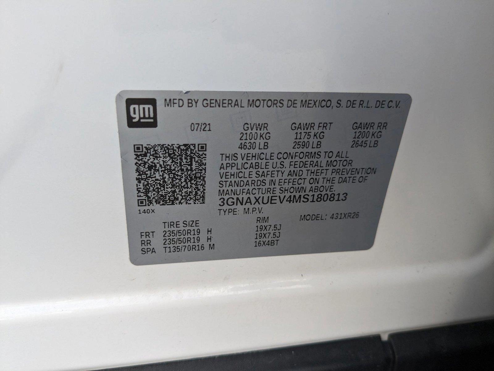 2021 Chevrolet Equinox Vehicle Photo in Clearwater, FL 33764