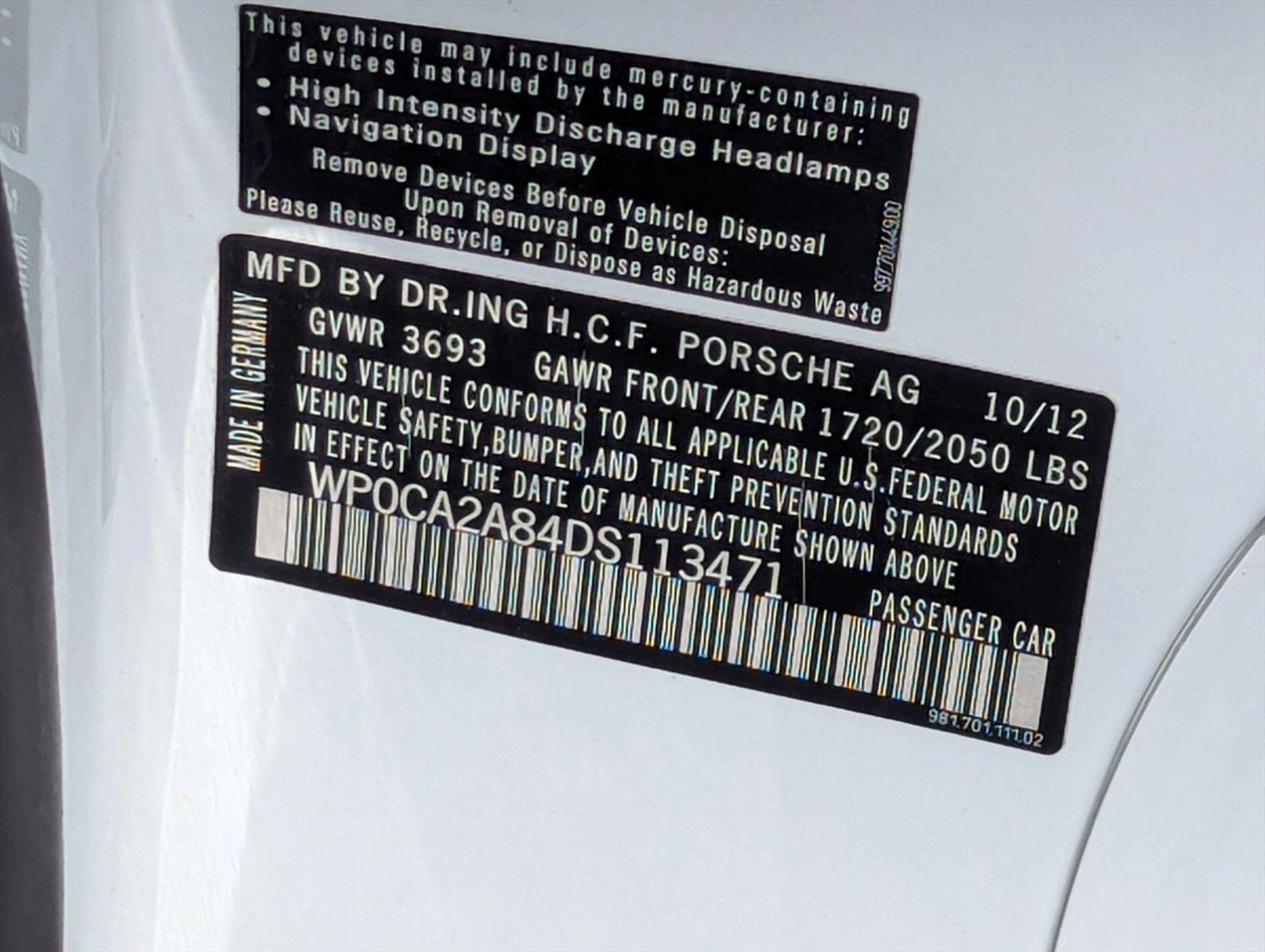2013 Porsche Boxster Vehicle Photo in Delray Beach, FL 33444