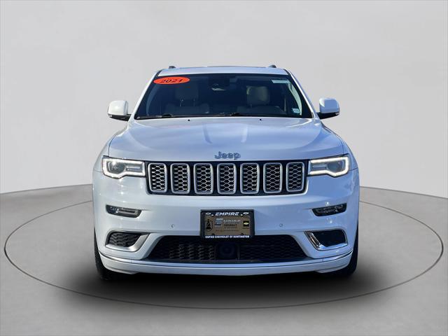 Used 2021 Jeep Grand Cherokee Summit with VIN 1C4RJFJT4MC606387 for sale in Huntington, NY