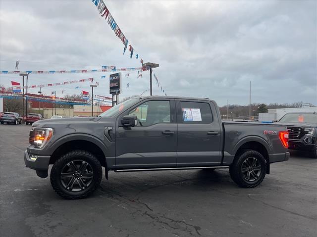 Used 2021 Ford F-150 Lariat with VIN 1FTFW1E8XMFB41366 for sale in Salem, OH