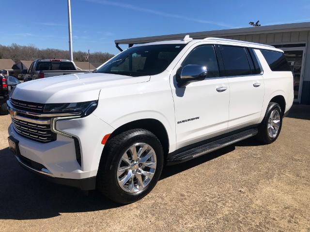 Used 2022 Chevrolet Suburban Premier with VIN 1GNSKFKD4NR236795 for sale in Tishomingo, OK