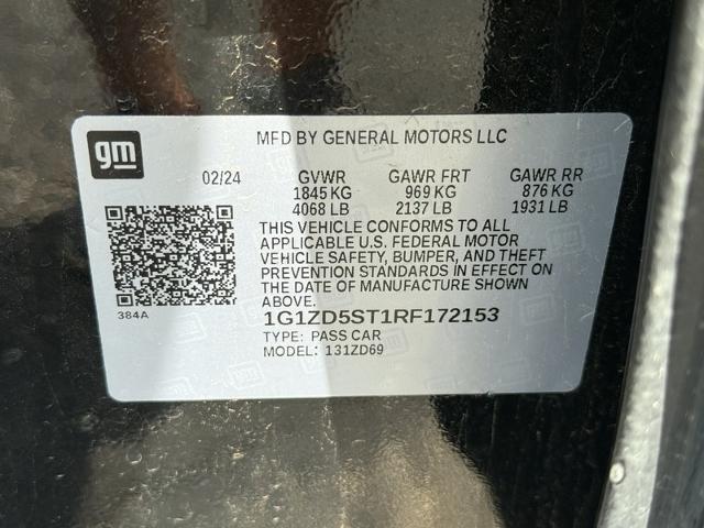 2024 Chevrolet Malibu Vehicle Photo in MIDDLETON, WI 53562-1492