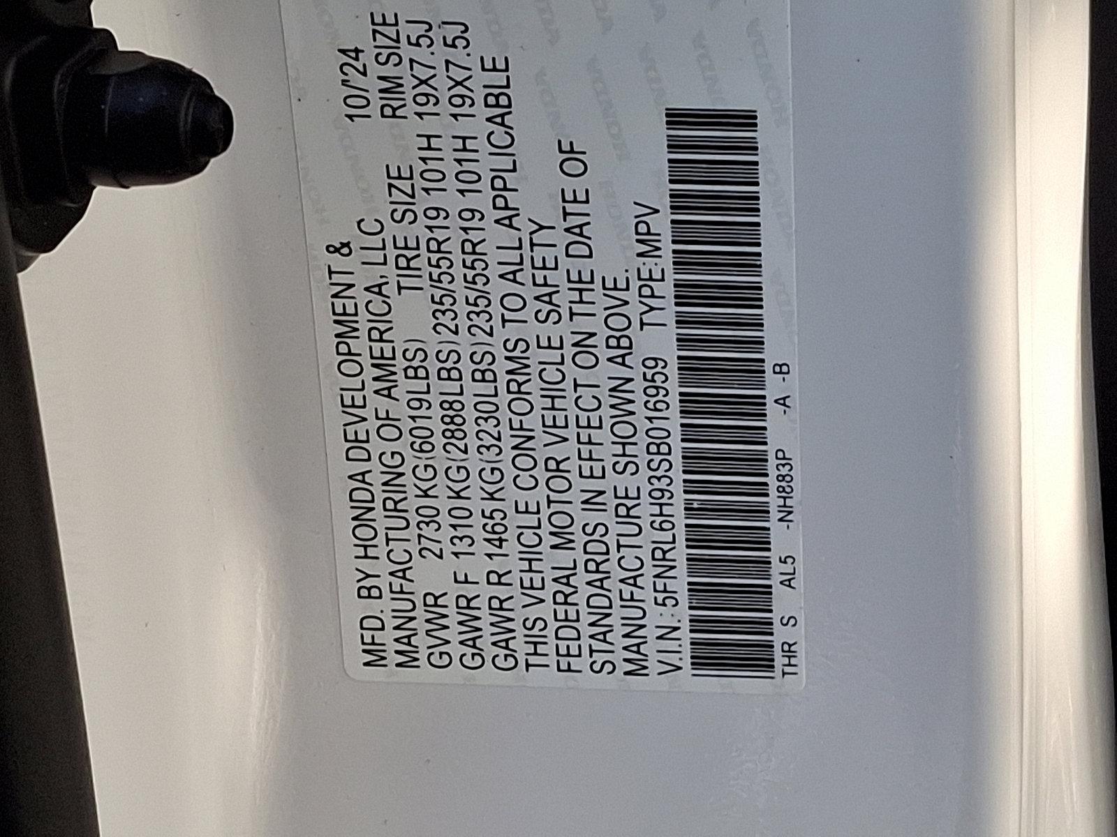 2025 Honda Odyssey Vehicle Photo in Harrisburg, PA 17111