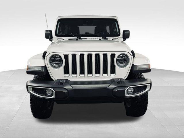 Used 2021 Jeep Wrangler Unlimited Sahara with VIN 1C4HJXEG1MW561969 for sale in Medina, OH