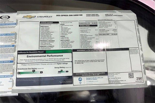 2025 Chevrolet Express Cargo Van Vehicle Photo in TOPEKA, KS 66609-0000