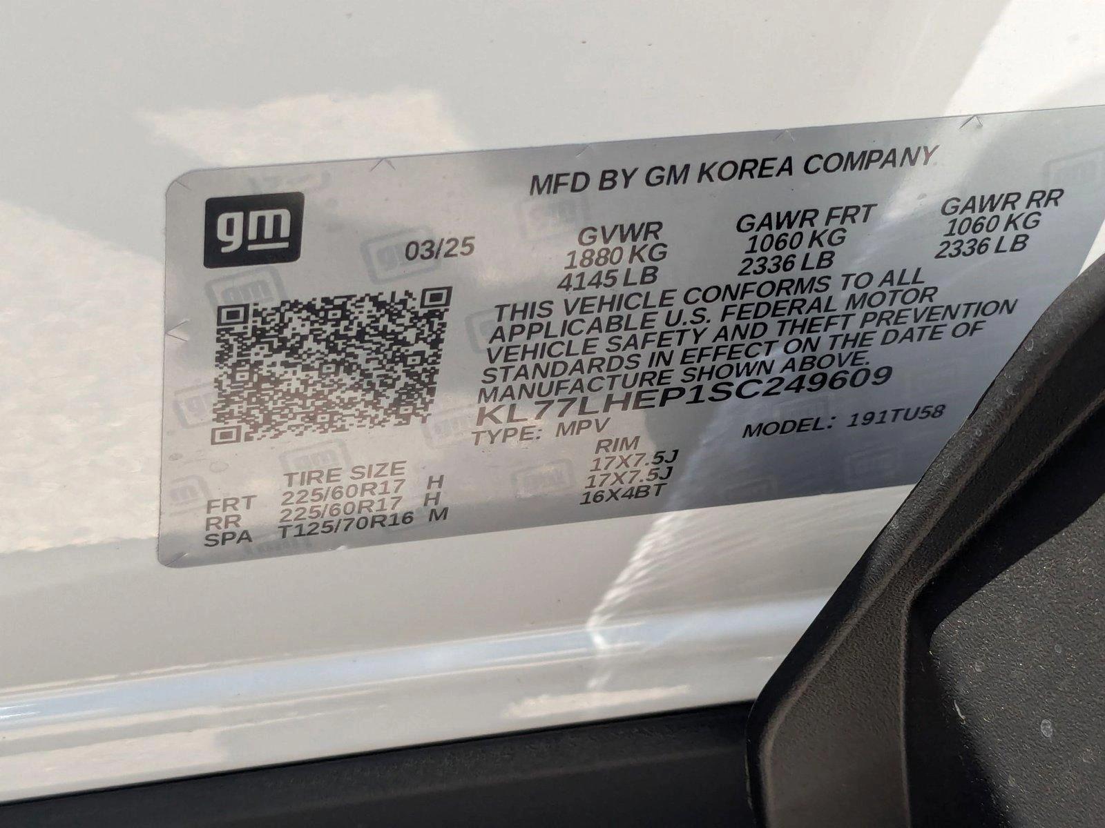 2025 Chevrolet Trax Vehicle Photo in MIAMI, FL 33134-2699