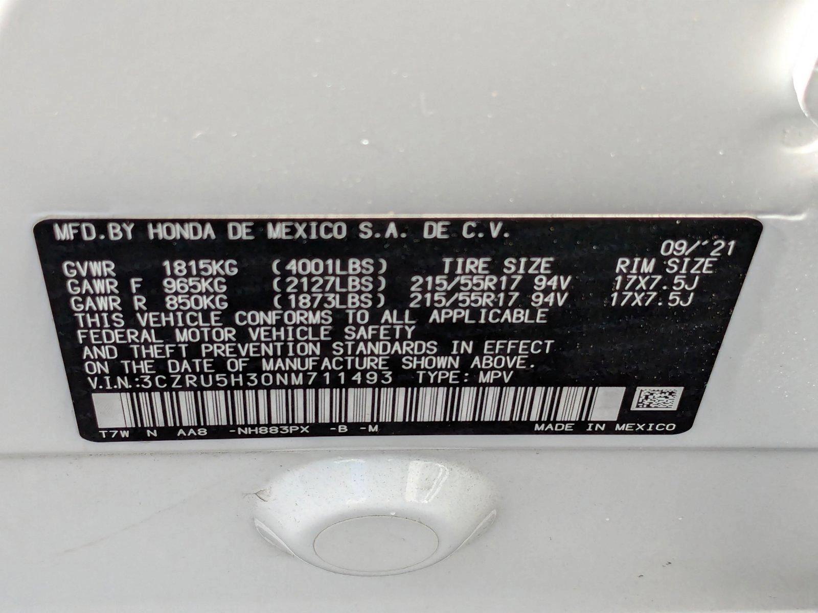 2022 Honda HR-V Vehicle Photo in Miami, FL 33015