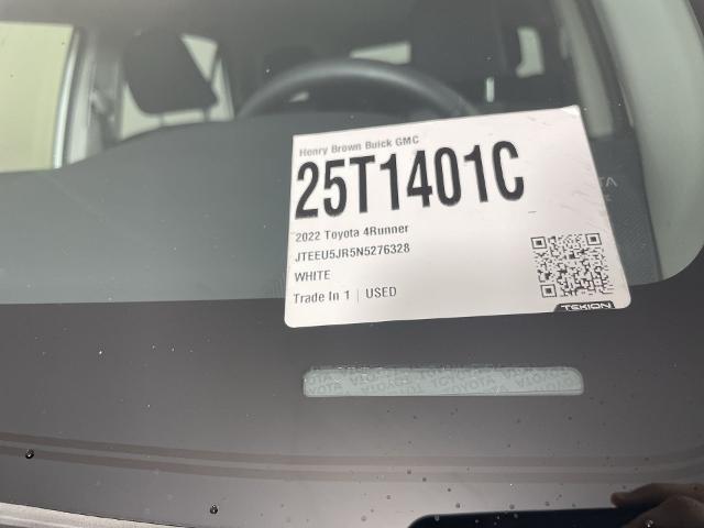 2022 Toyota 4Runner Vehicle Photo in GILBERT, AZ 85297-0402