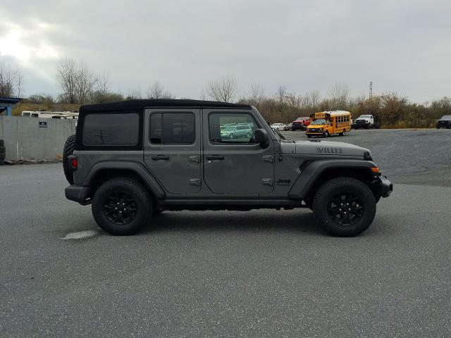 Used 2020 Jeep Wrangler Unlimited Willys with VIN 1C4HJXDN1LW338829 for sale in Nazareth, PA