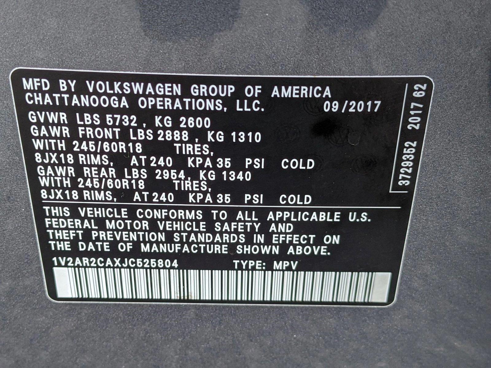 2018 Volkswagen Atlas Vehicle Photo in Orlando, FL 32811