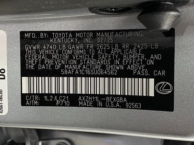 2025 Lexus ES 300h Vehicle Photo in Appleton, WI 54913