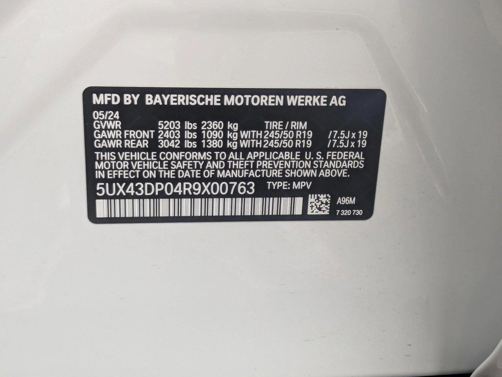2024 BMW X3 sDrive30i Vehicle Photo in Valencia, CA 91355
