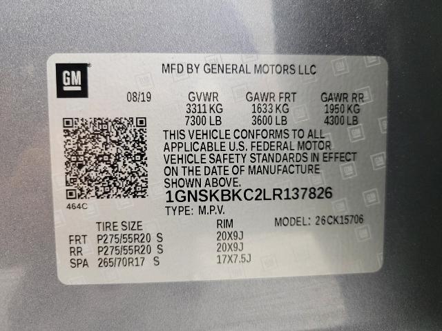 2020 Chevrolet Tahoe Vehicle Photo in APPLETON, WI 54914-4656