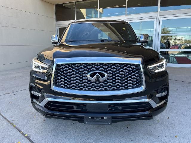 Certified 2021 INFINITI QX80 Sensory 4WD with VIN JN8AZ2BE9M9269411 for sale in Grapevine, TX