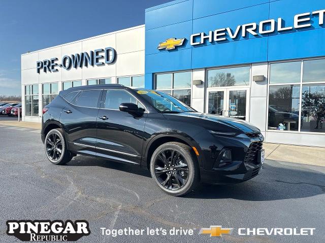 Used 2022 Chevrolet Blazer RS with VIN 3GNKBERS7NS211739 for sale in Republic, MO