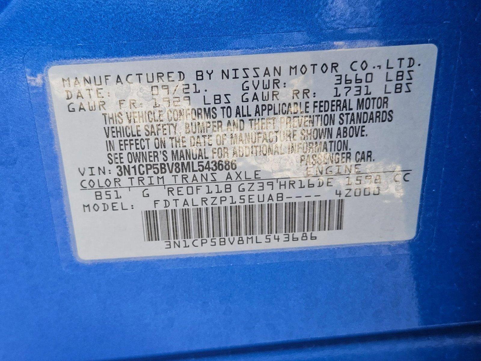 2021 Nissan Kicks Vehicle Photo in MESA, AZ 85206-4395