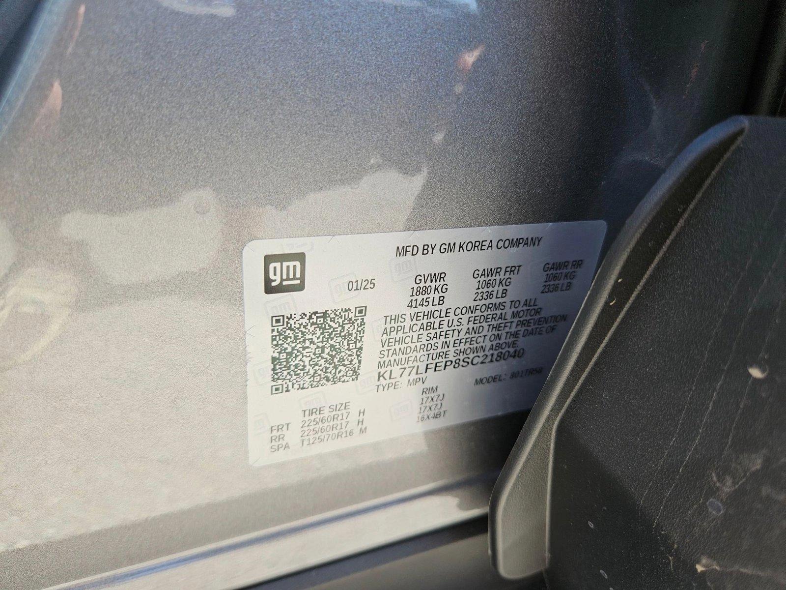 2025 Chevrolet Trax Vehicle Photo in AUSTIN, TX 78759-4154