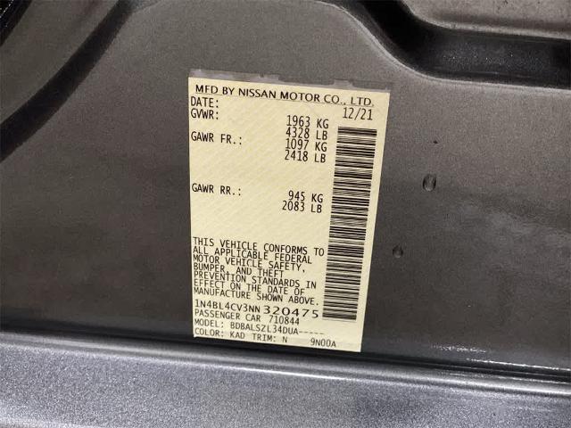 2022 Nissan Altima Vehicle Photo in PORTLAND, OR 97225-3518