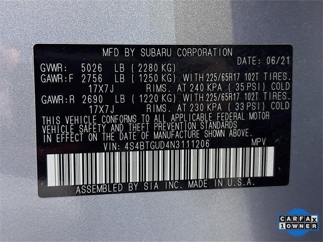 2022 Subaru Outback Vehicle Photo in Puyallup, WA 98371