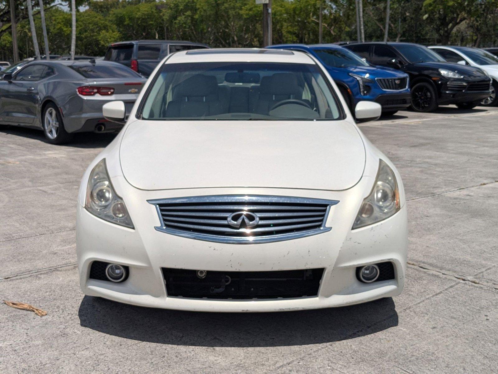 2012 INFINITI G37 Sedan Vehicle Photo in PEMBROKE PINES, FL 33024-6534