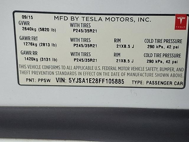 2015 Tesla Model S Vehicle Photo in HARRISBURG, PA 17111-1033