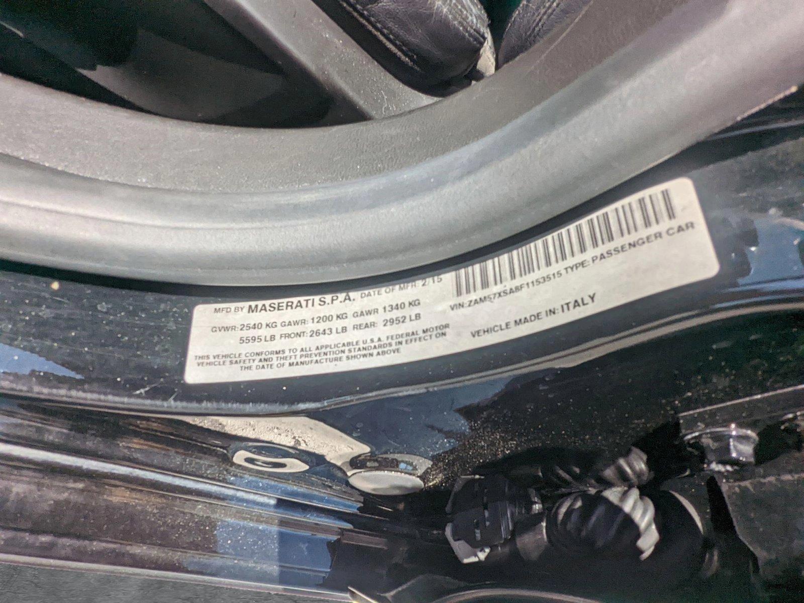 2015 Maserati Ghibli Vehicle Photo in Panama City, FL 32401