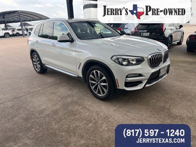Used 2019 BMW X3 30i with VIN 5UXTR7C5XKLF33625 for sale in Weatherford, TX