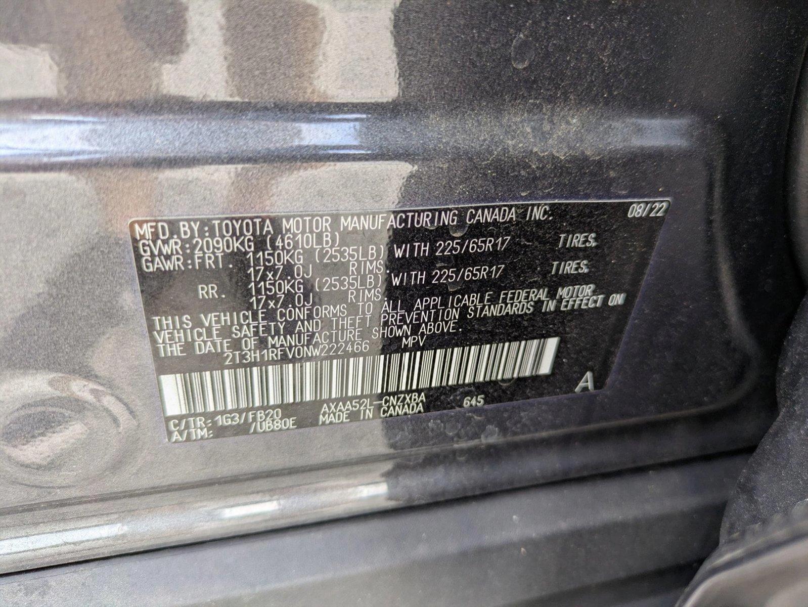 2022 Toyota RAV4 Vehicle Photo in Sanford, FL 32771