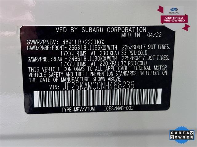 2022 Subaru Forester Vehicle Photo in Puyallup, WA 98371