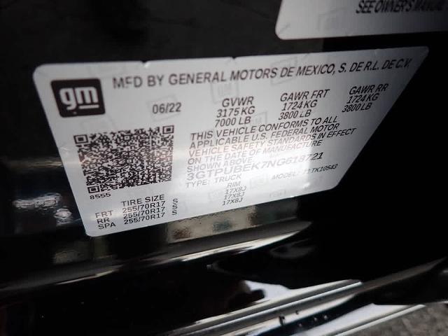 2022 GMC Sierra 1500 Vehicle Photo in ZELIENOPLE, PA 16063-2910