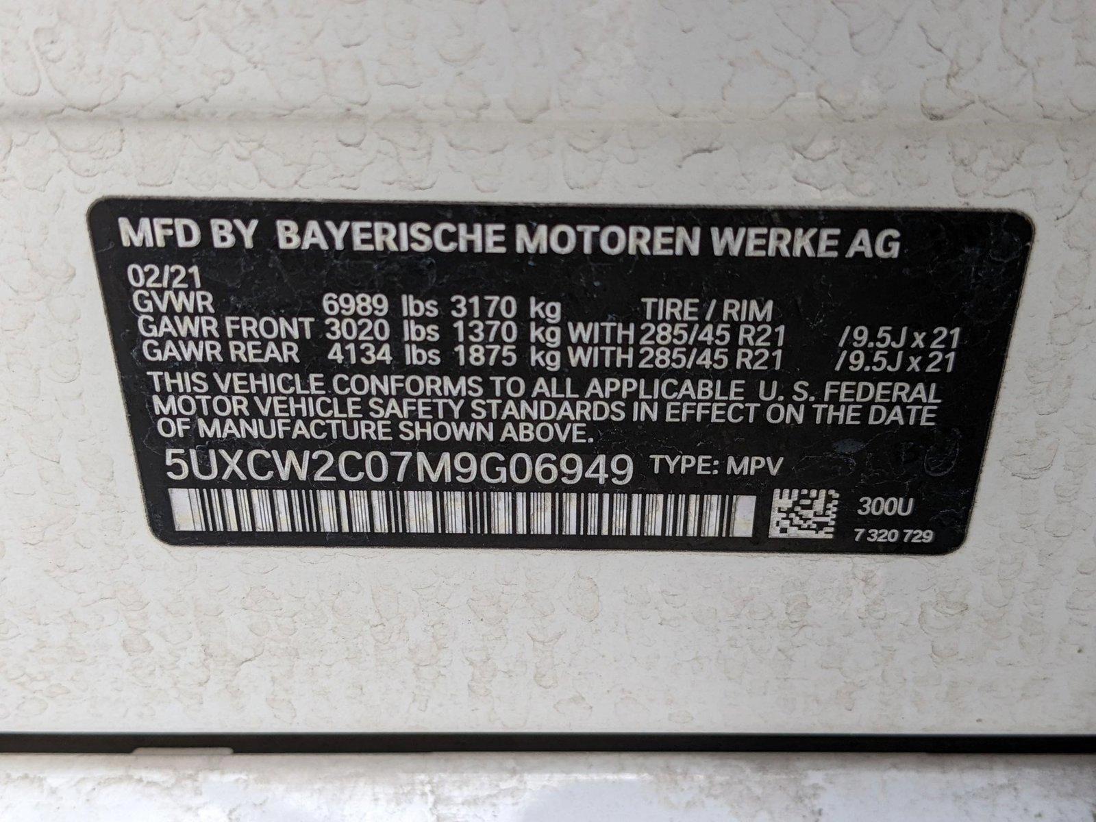 2021 BMW X7 Vehicle Photo in ORLANDO, FL 32808-7998