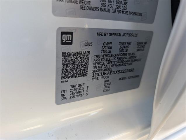 2025 Chevrolet Silverado 1500 Vehicle Photo in ENGLEWOOD, CO 80113-6708