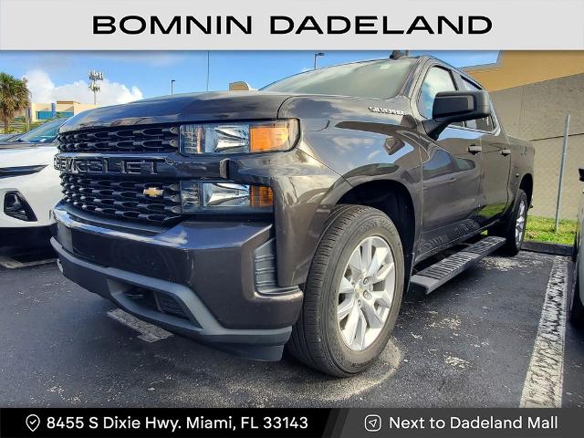 Used 2021 Chevrolet Silverado 1500 Custom with VIN 3GCPWBEK9MG358024 for sale in Miami, FL
