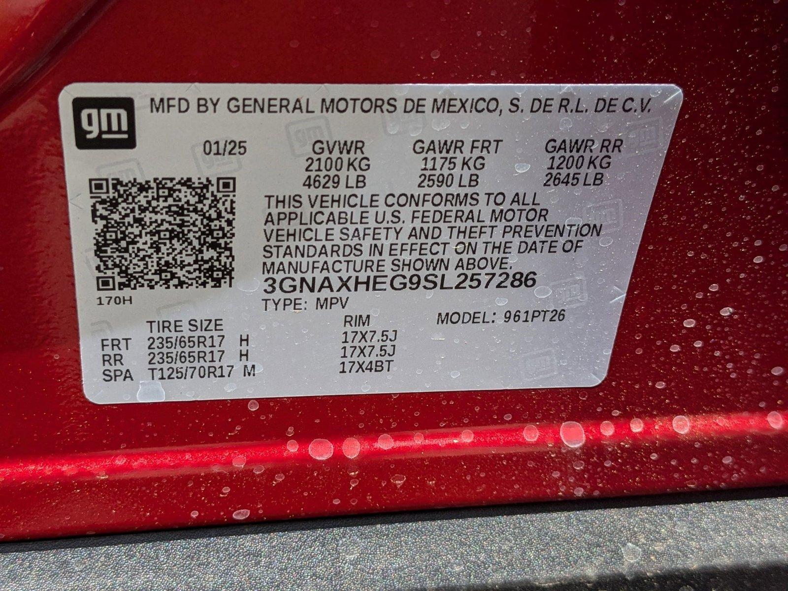 2025 Chevrolet Equinox Vehicle Photo in MIAMI, FL 33134-2699