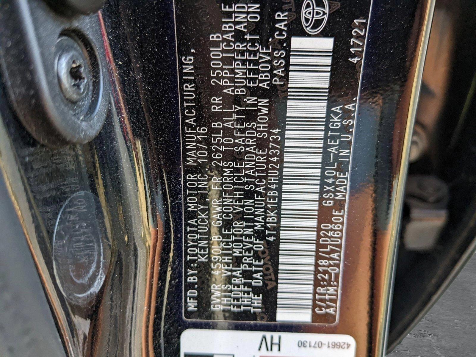 2017 Toyota Avalon Vehicle Photo in Orlando, FL 32811
