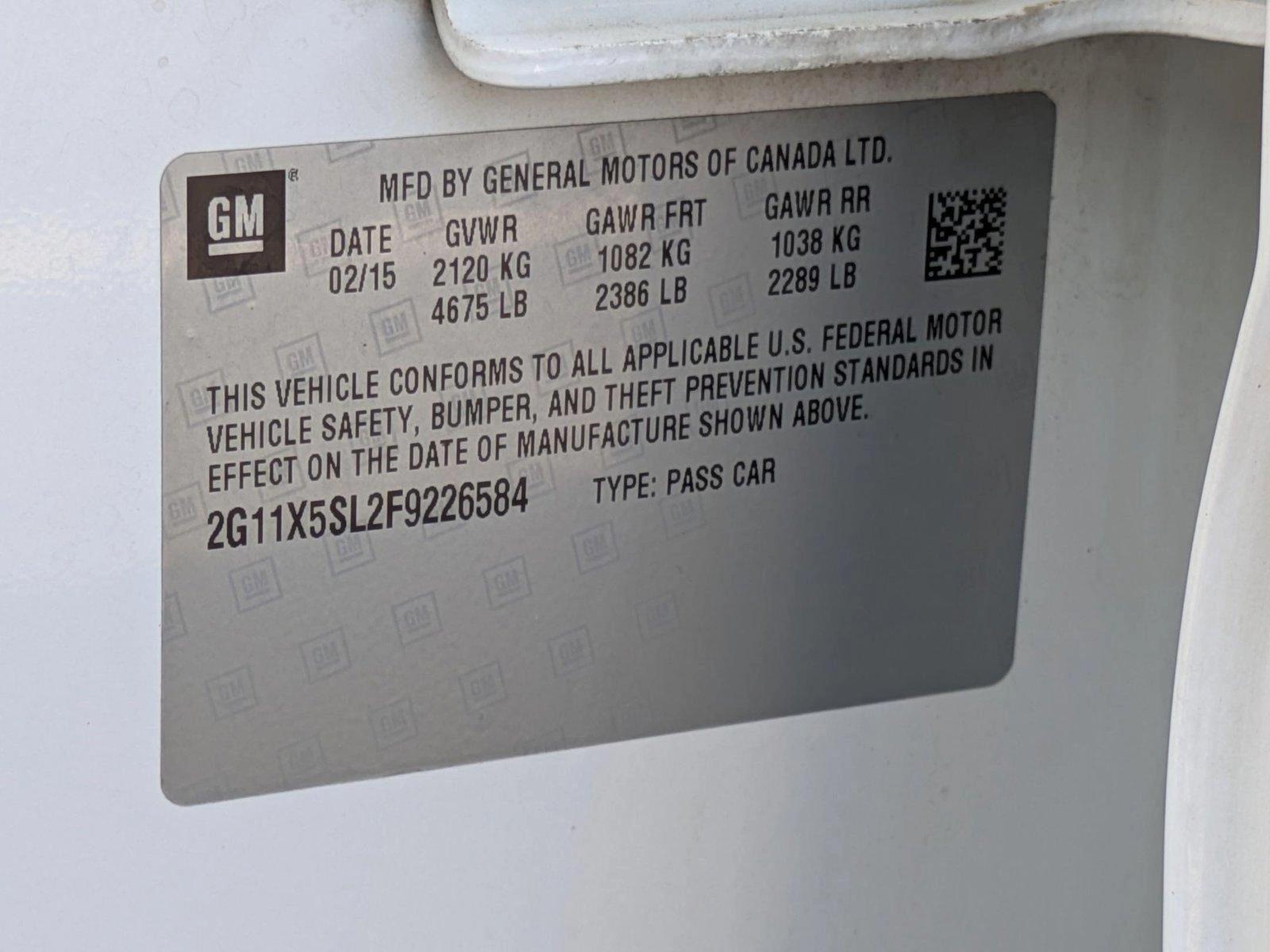 2015 Chevrolet Impala Vehicle Photo in Jacksonville, FL 32244