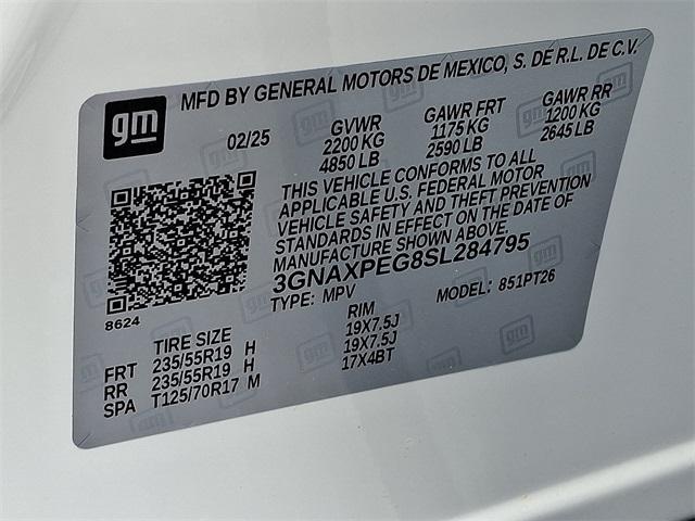 2025 Chevrolet Equinox Vehicle Photo in BERLIN, MD 21811-1121
